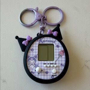 Sanrio Kuromi Handheld Game Console Keychain